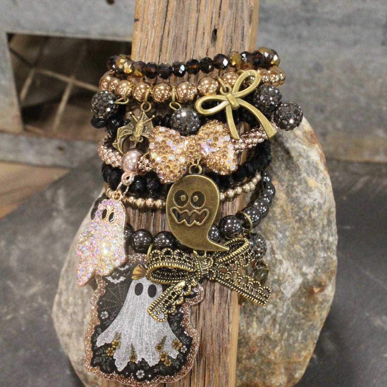 Ghostly BOO Charm'd Bracelet Set