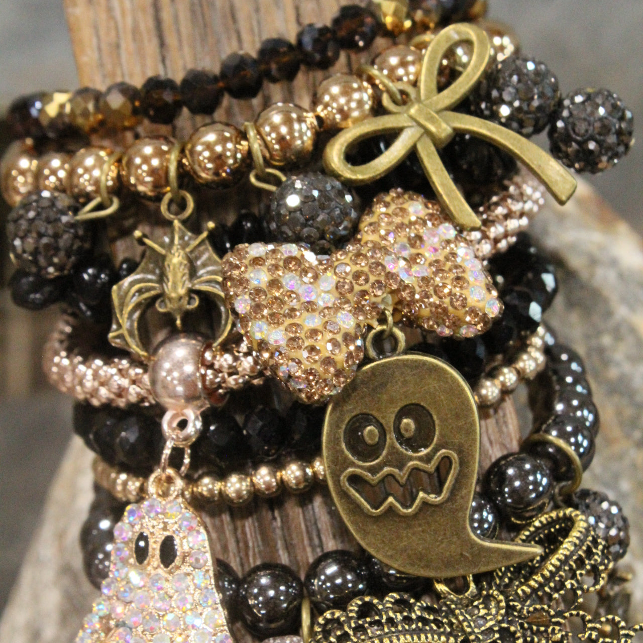 Ghostly BOO Charm'd Bracelet Set