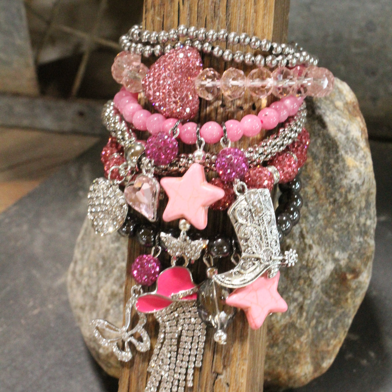 Dollywood Here We Come Charm'd Bracelet Set