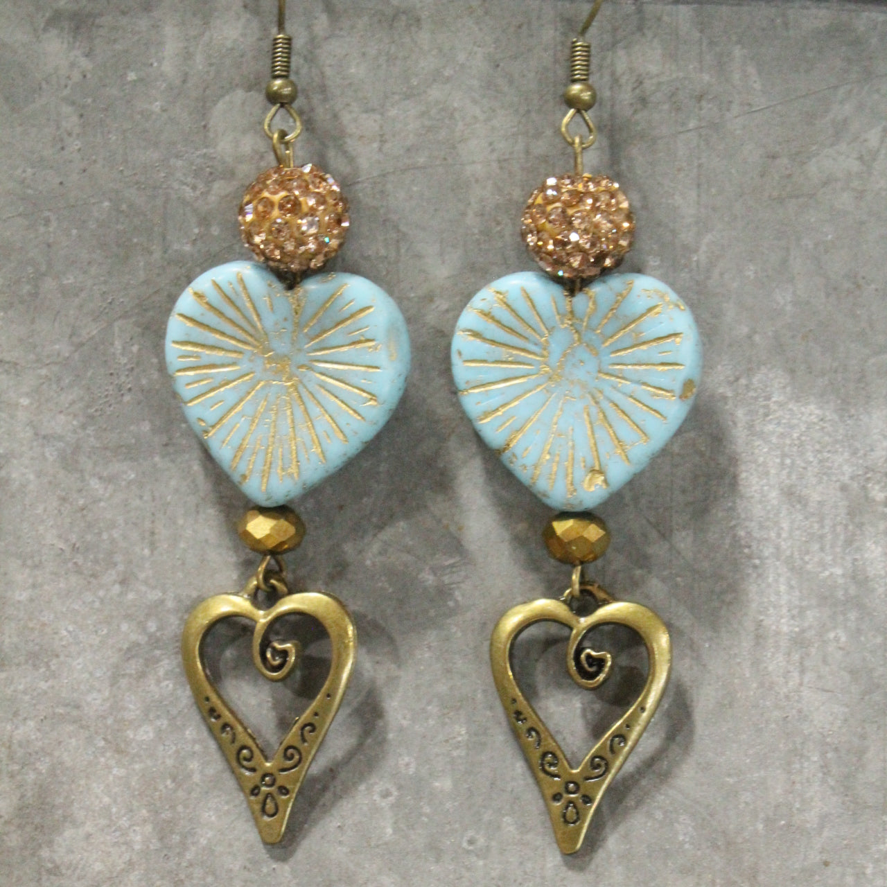 Queen Of Hearts Dangle Earrings
