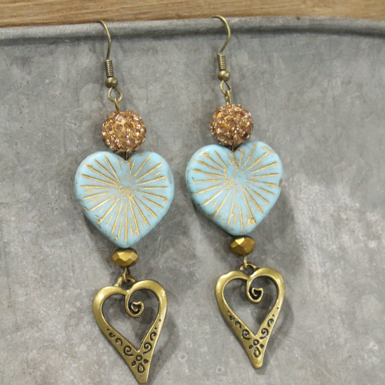 Queen Of Hearts Dangle Earrings