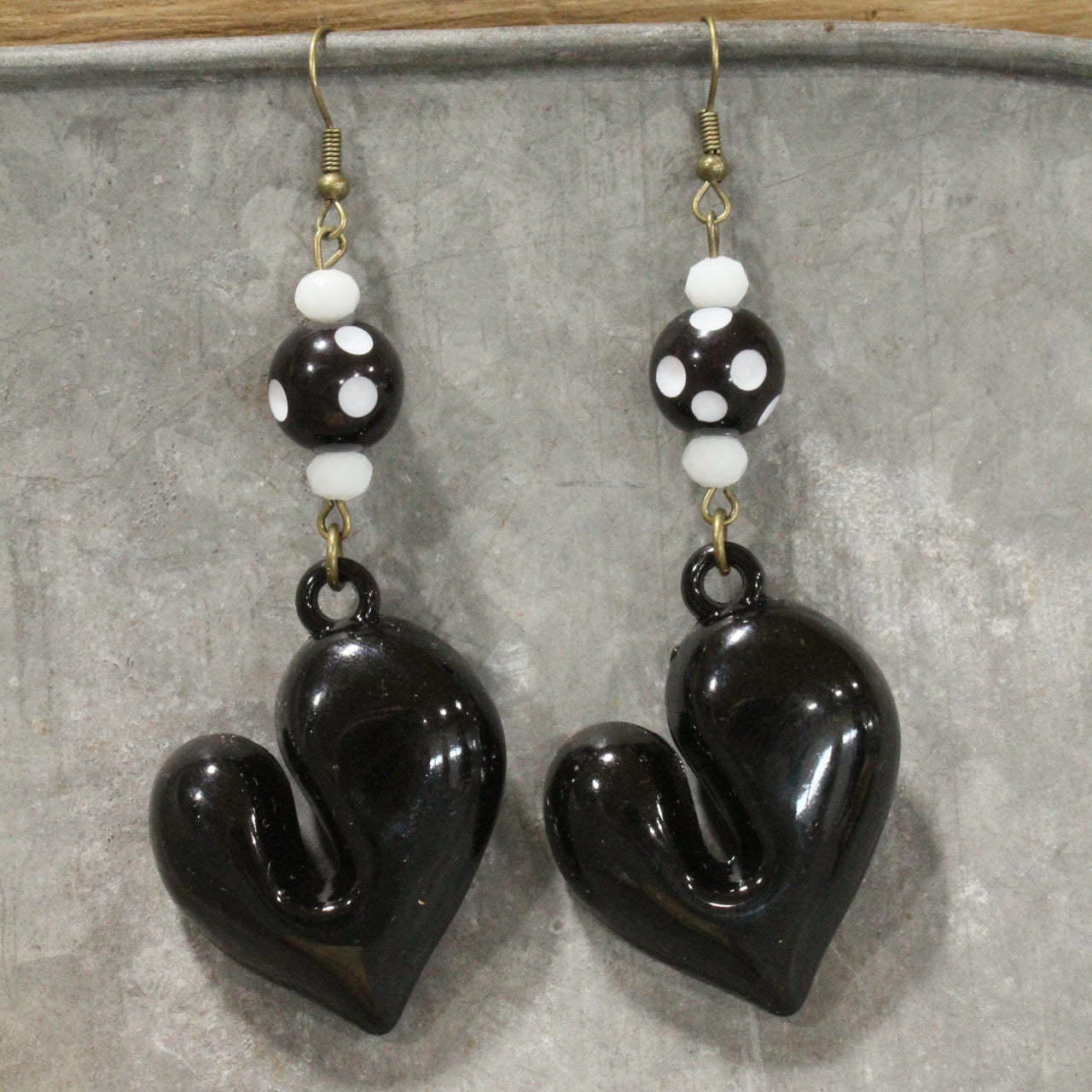My Heart Over Flows Dangle Earrings