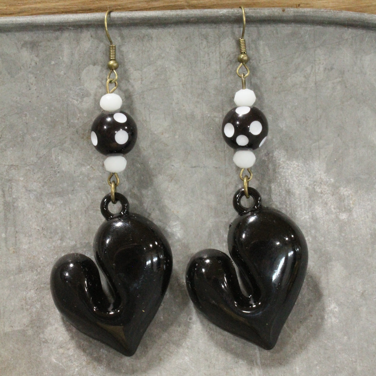 My Heart Over Flows Dangle Earrings