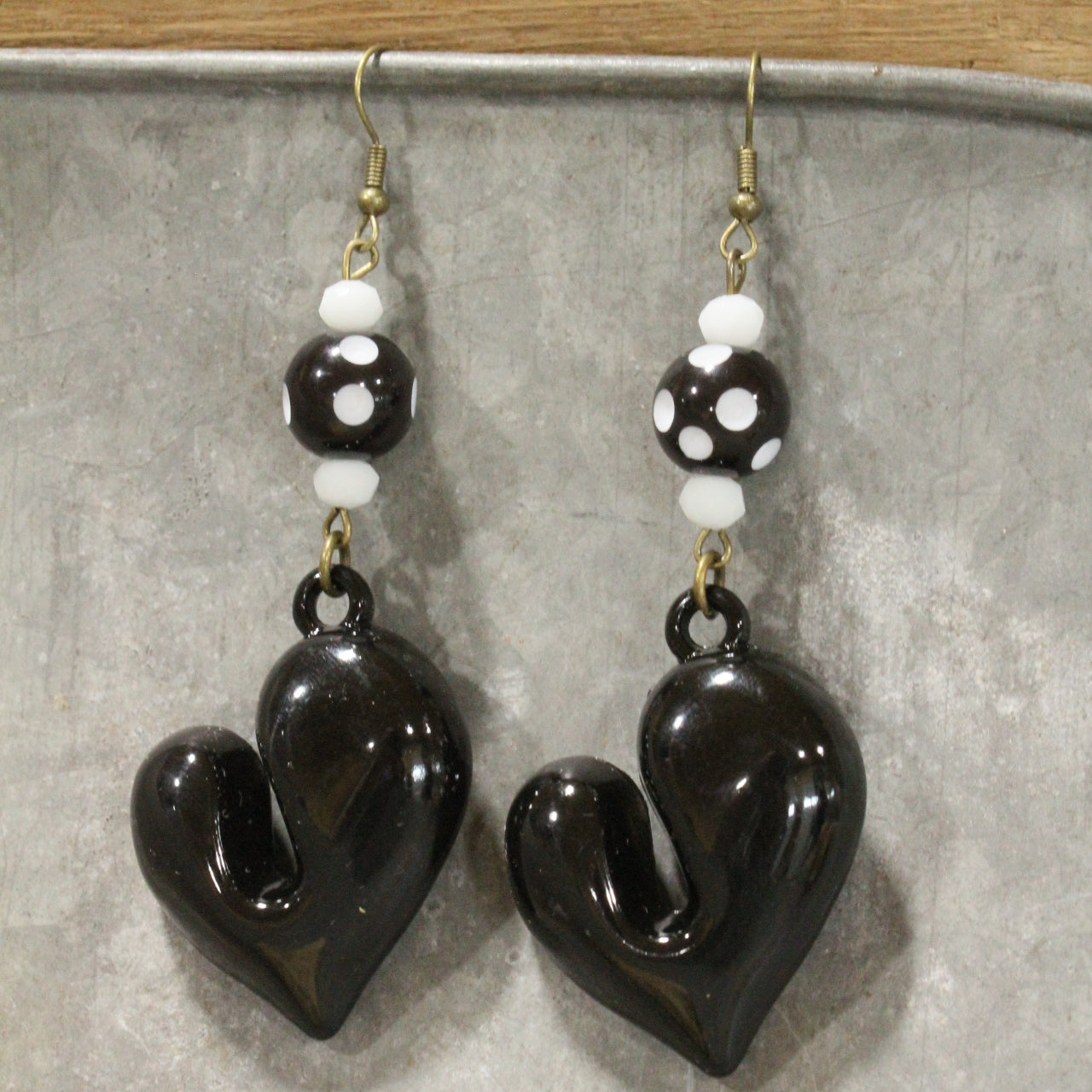 My Heart Over Flows Dangle Earrings