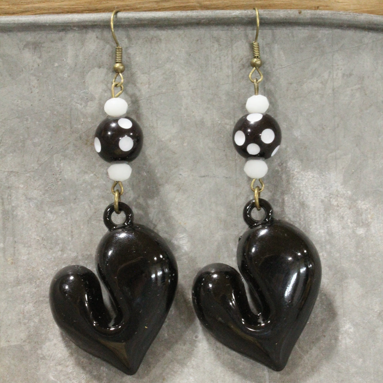 My Heart Over Flows Dangle Earrings