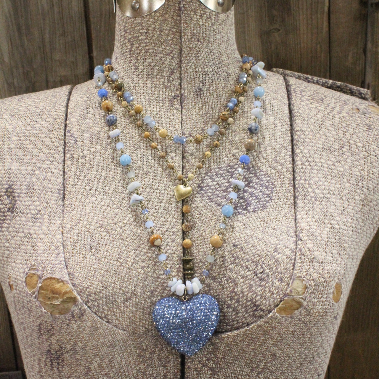 What A Charmer Heart Layered Necklace