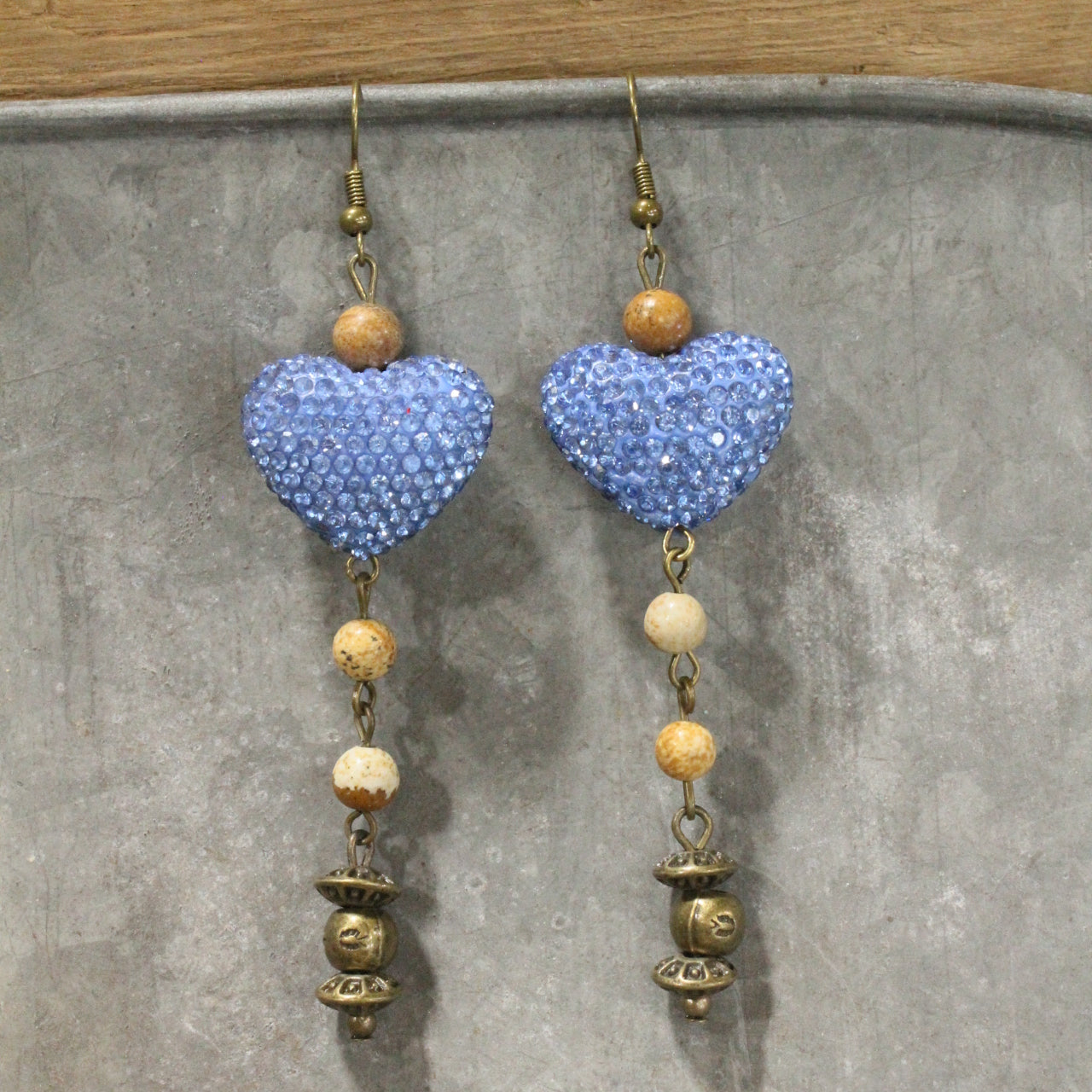 What A Charmer Heart Dangle Earrings