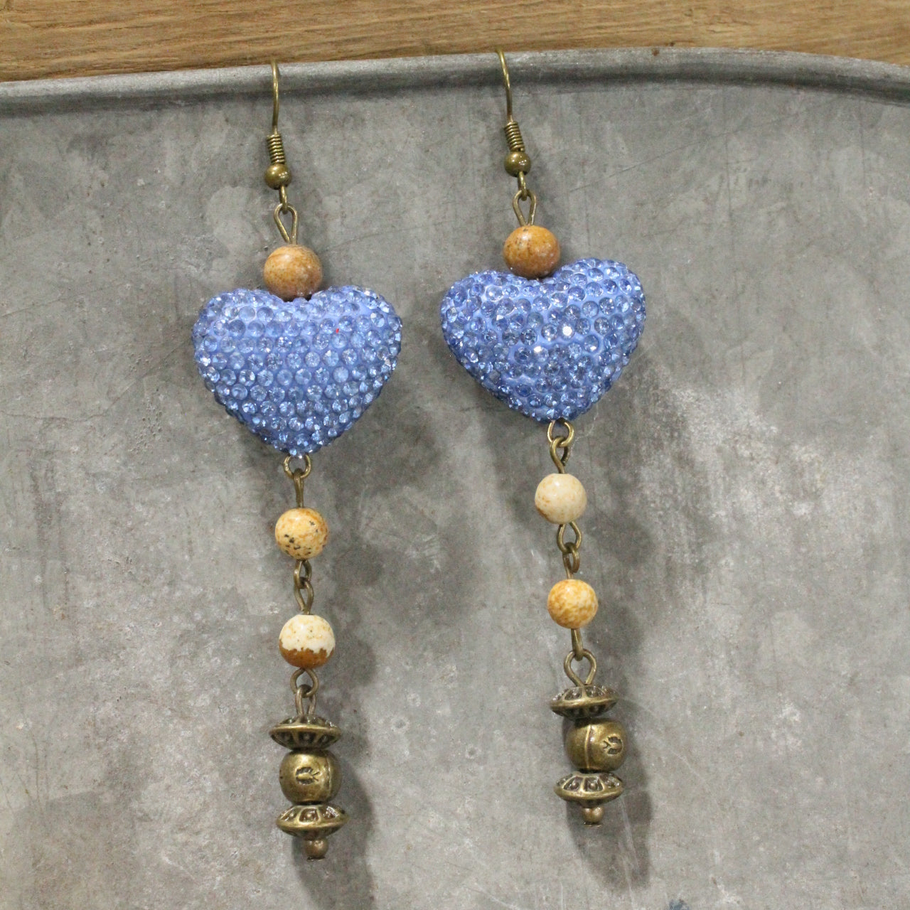 What A Charmer Heart Dangle Earrings