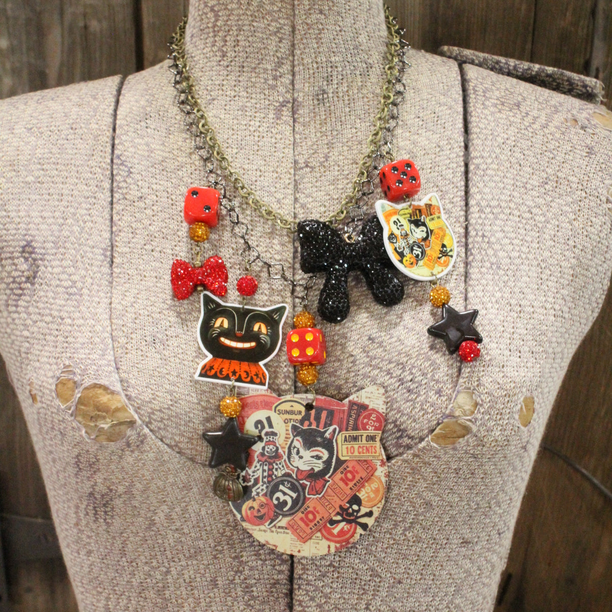 Don't Be A Copy Cat Charm'd Necklace