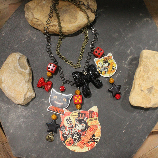Don't Be A Copy Cat Charm'd Necklace