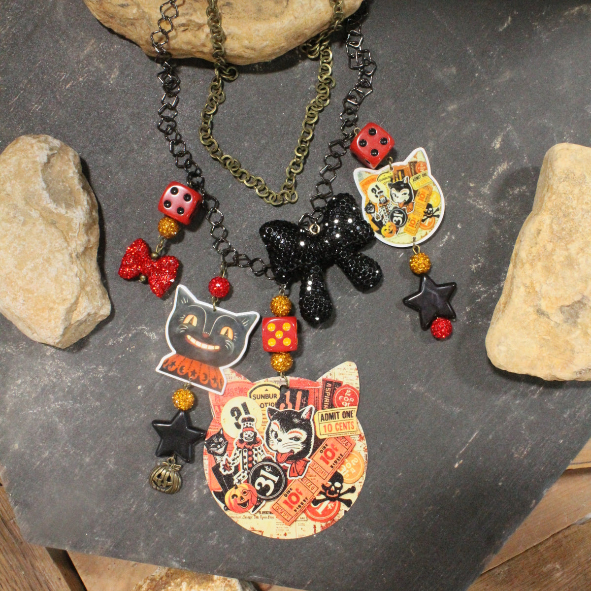 Don't Be A Copy Cat Charm'd Necklace