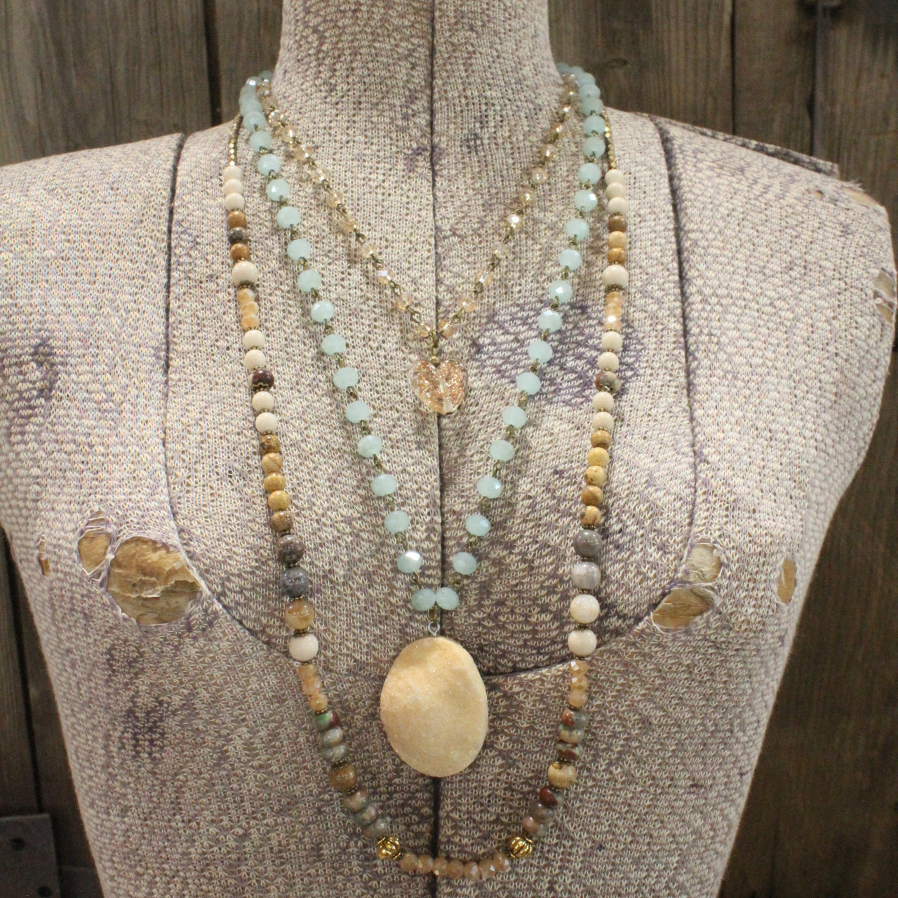 Warming My Heart Layered Necklace