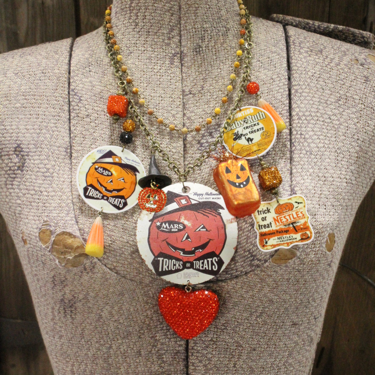Just Treats NO Tricks Charm'd Necklace