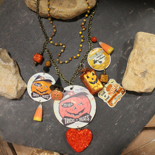 Just Treats NO Tricks Charm'd Necklace