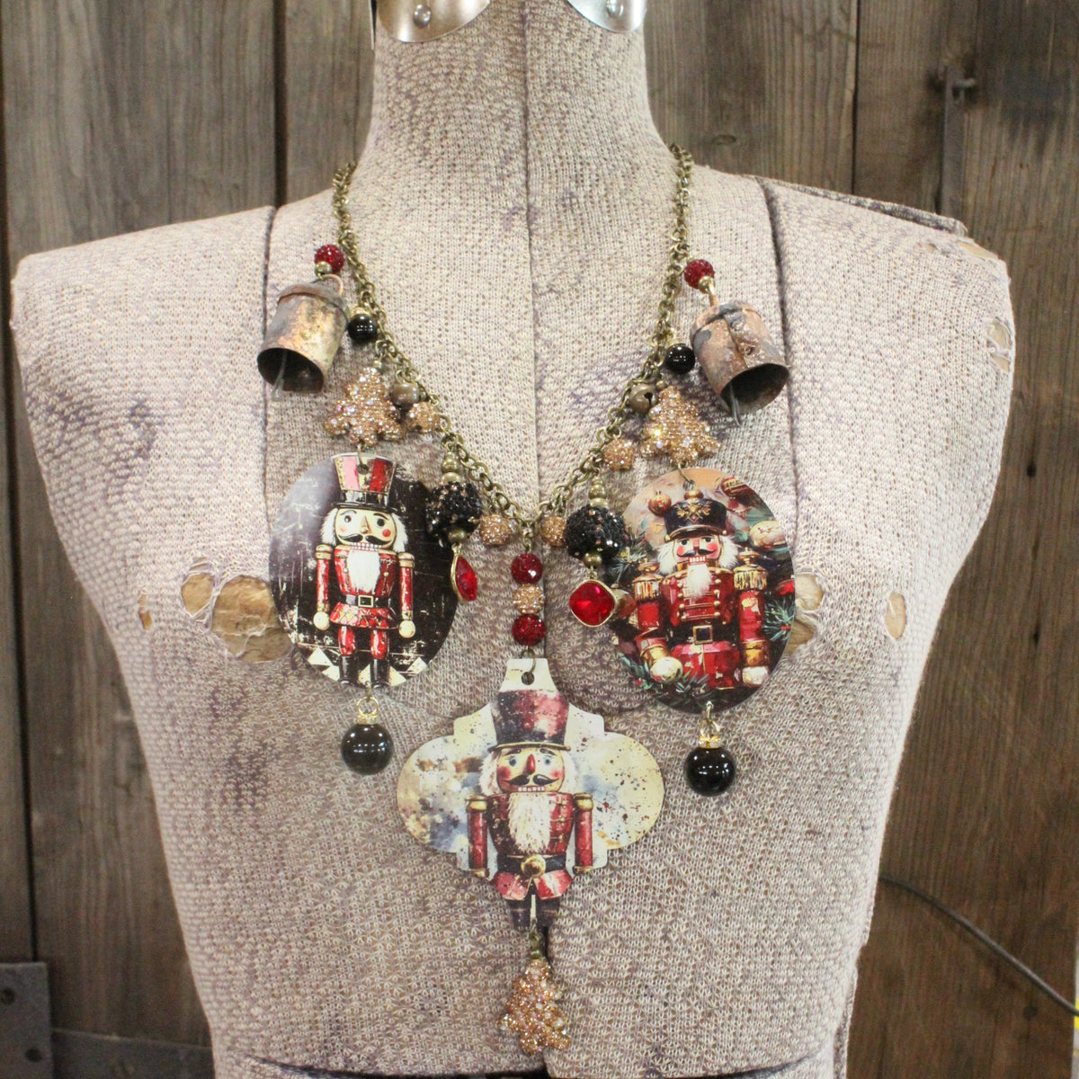 Nutty Over These Nutcrackers Charm'd Necklace