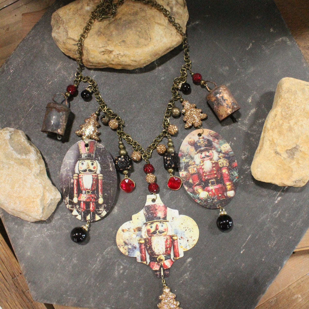 Nutty Over These Nutcrackers Charm'd Necklace