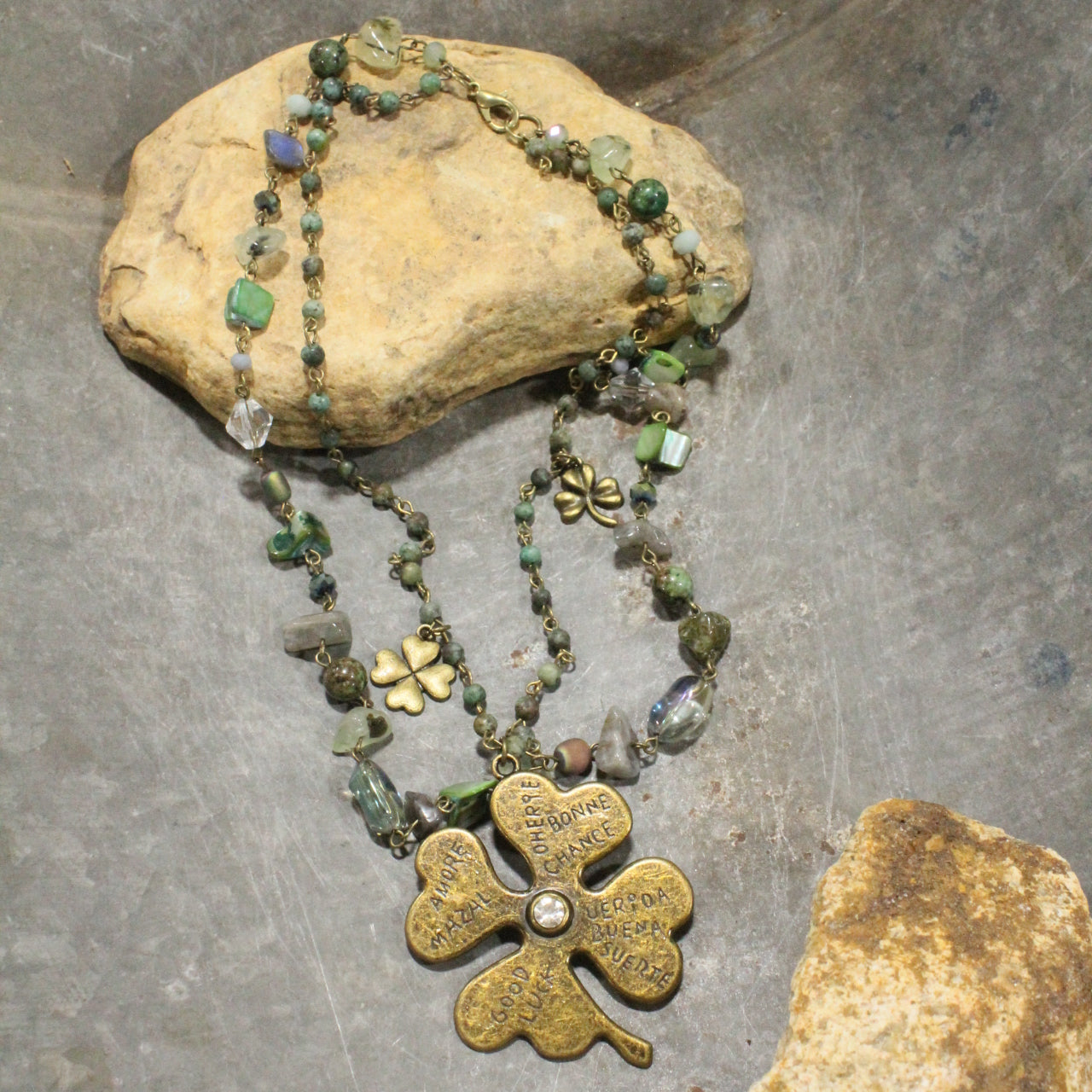 A Bit Of Good Luck Layered Necklace