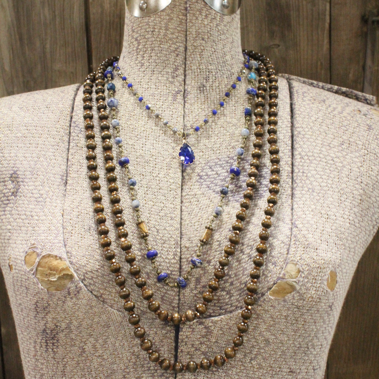 Striking Boho Layered Necklace