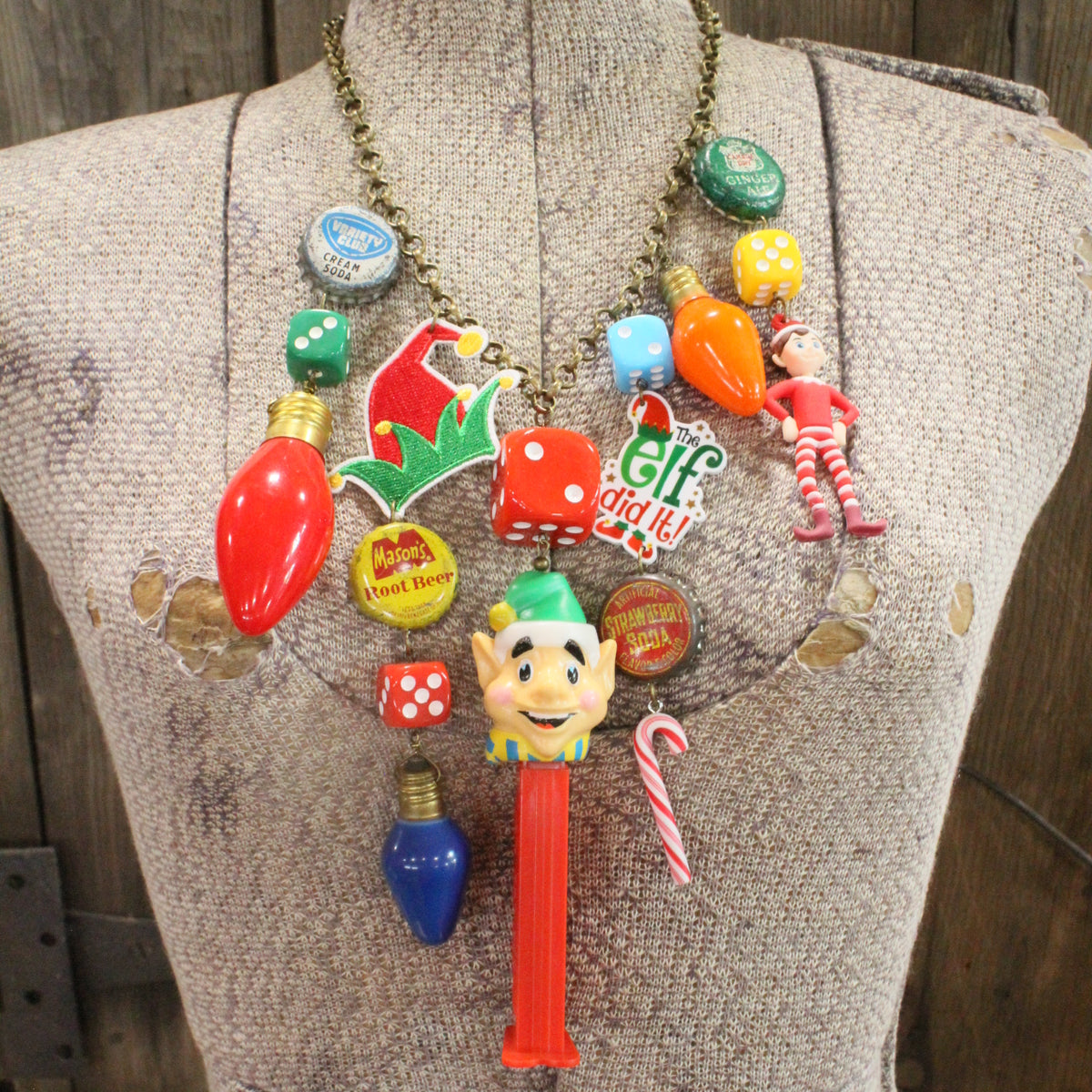 North Pole Bound Elf Charm'd Necklace