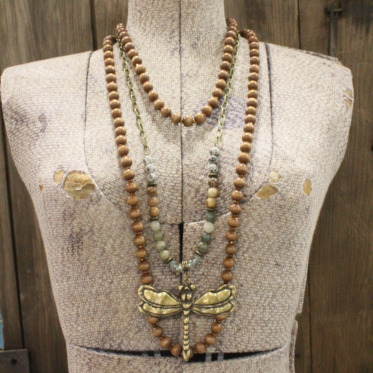 Flying Away Retreat Boho Layered Necklace