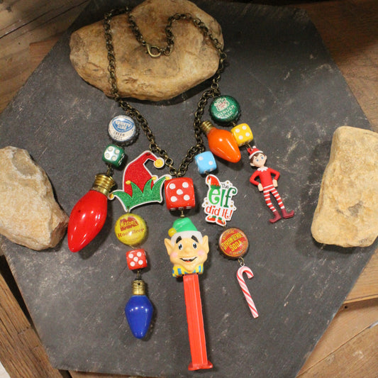 North Pole Bound Elf Charm'd Necklace