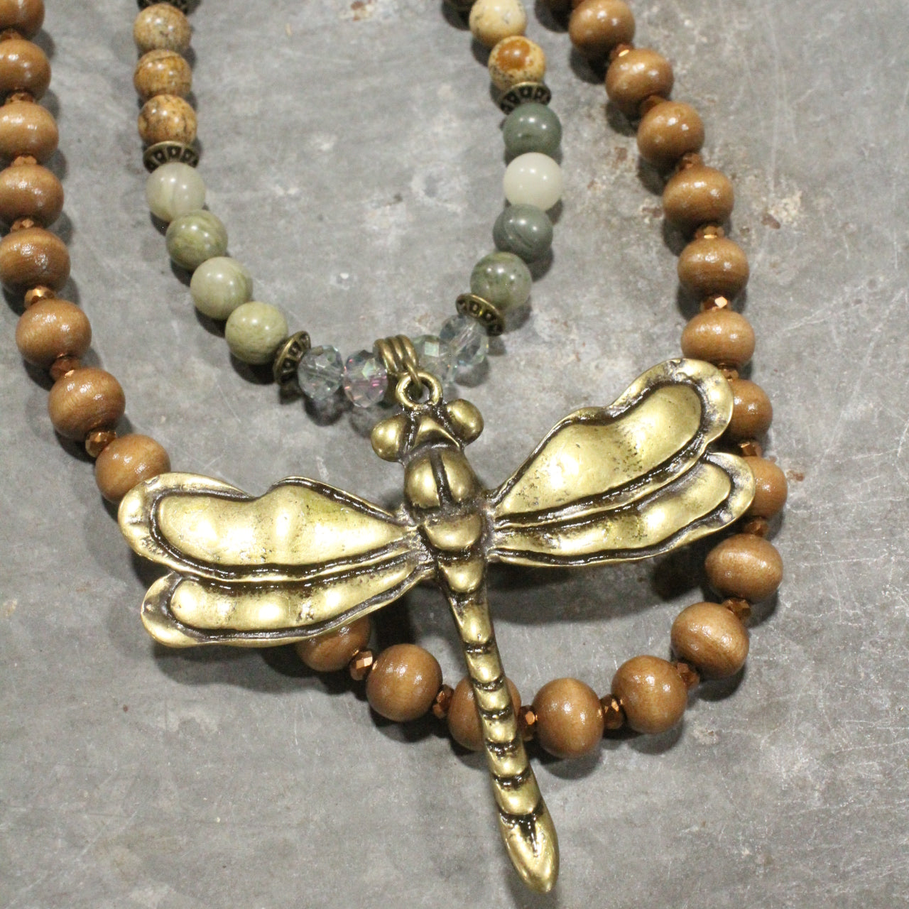Flying Away Retreat Boho Layered Necklace