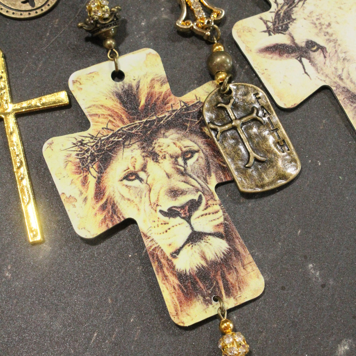 The Lion & The Lamb Charm'd Necklace