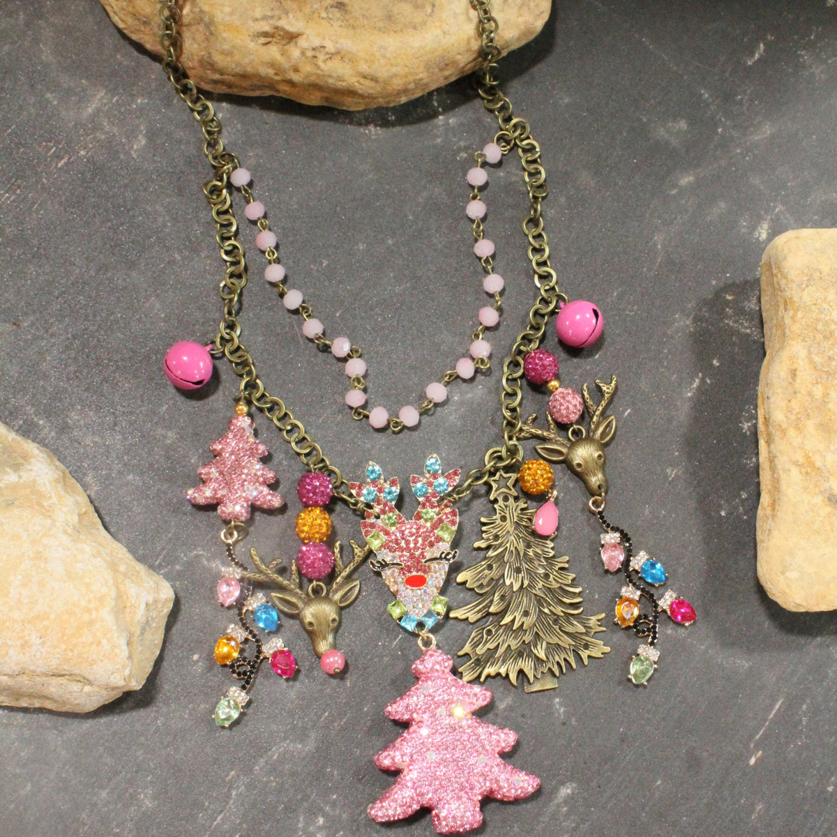 A Doe A Deer Charm'd Necklace