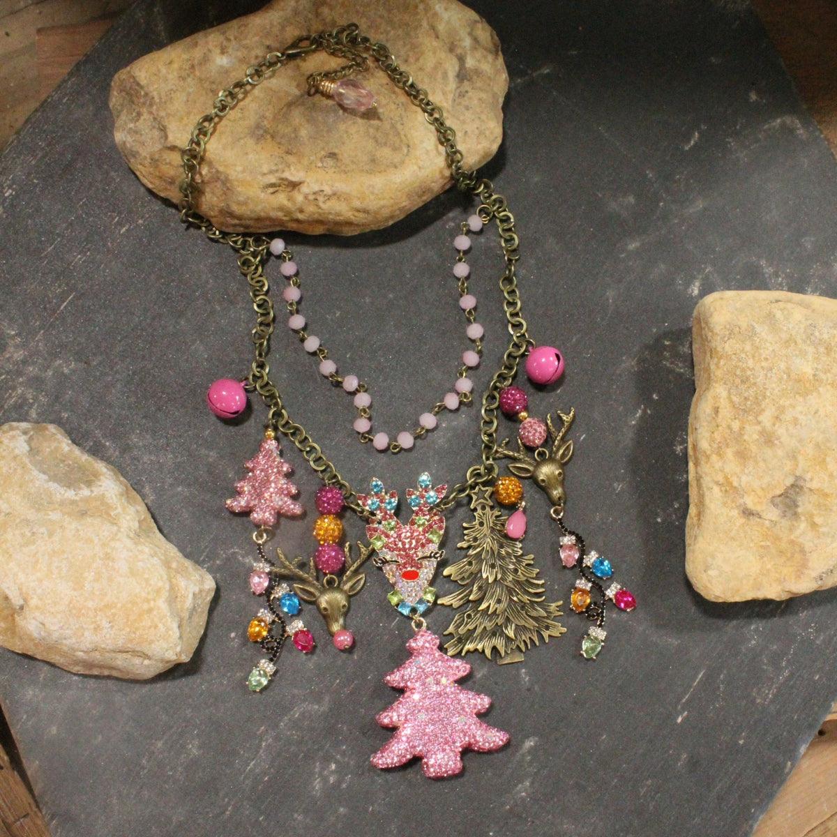 A Doe A Deer Charm'd Necklace