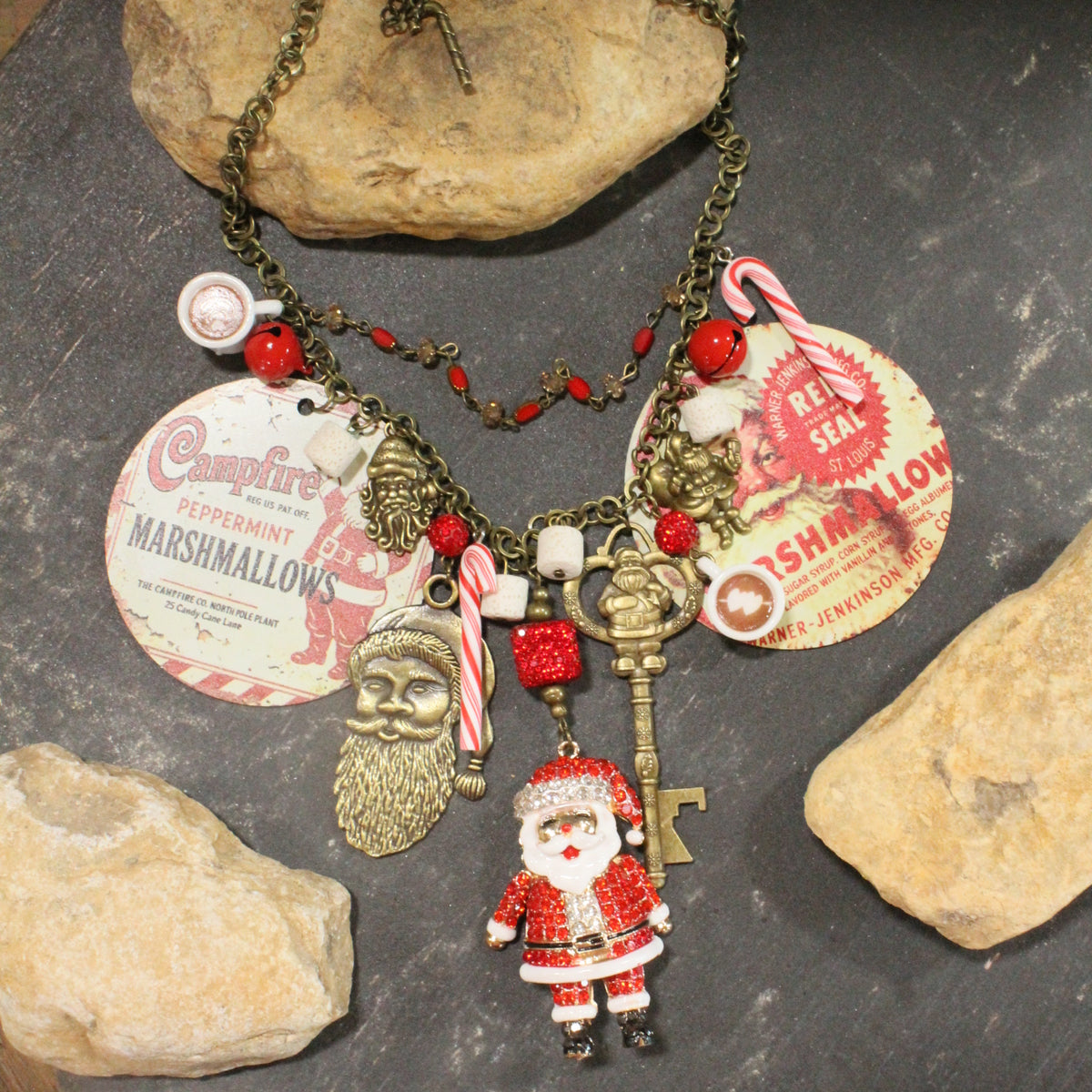 Smores With Santa Charm'd Necklace