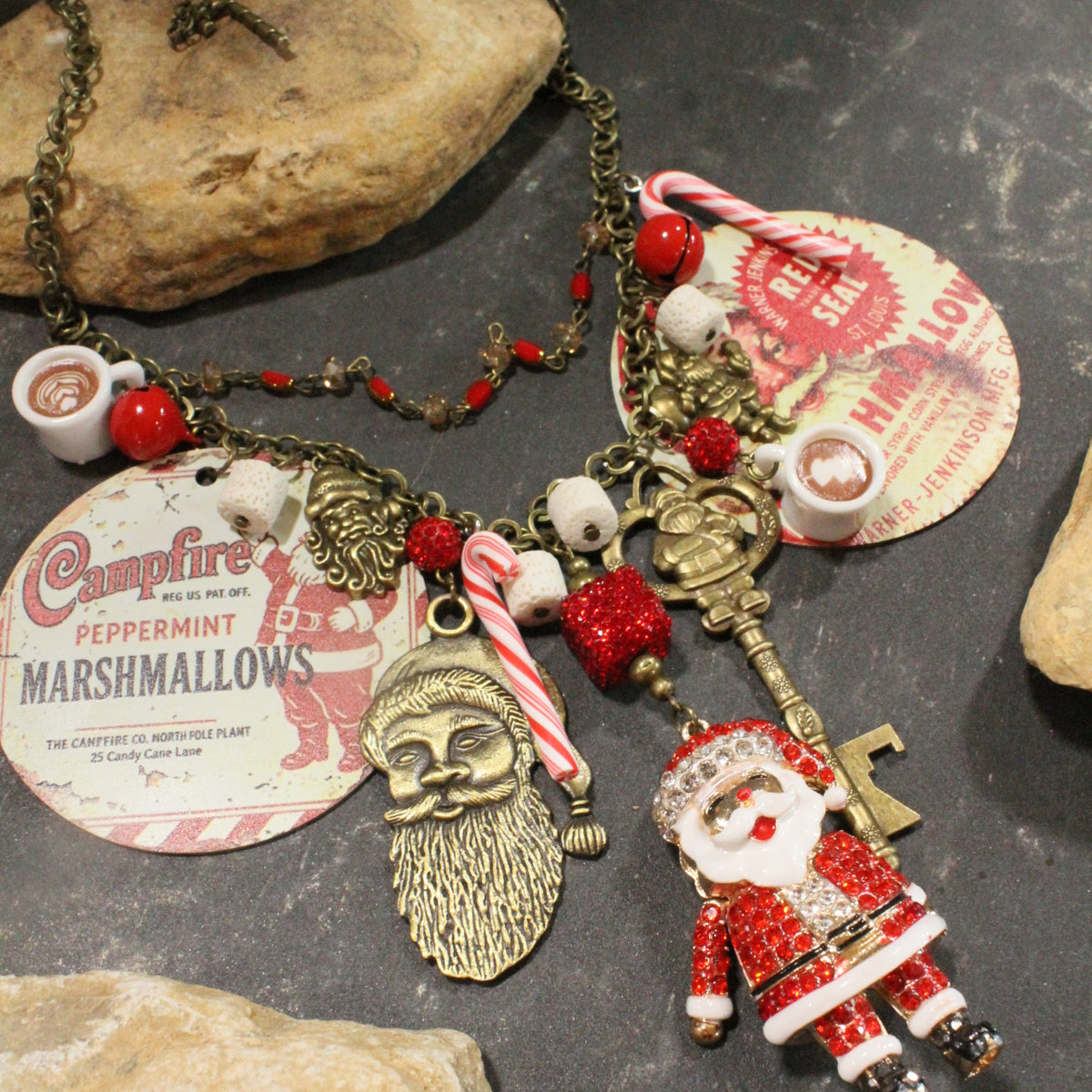Smores With Santa Charm'd Necklace