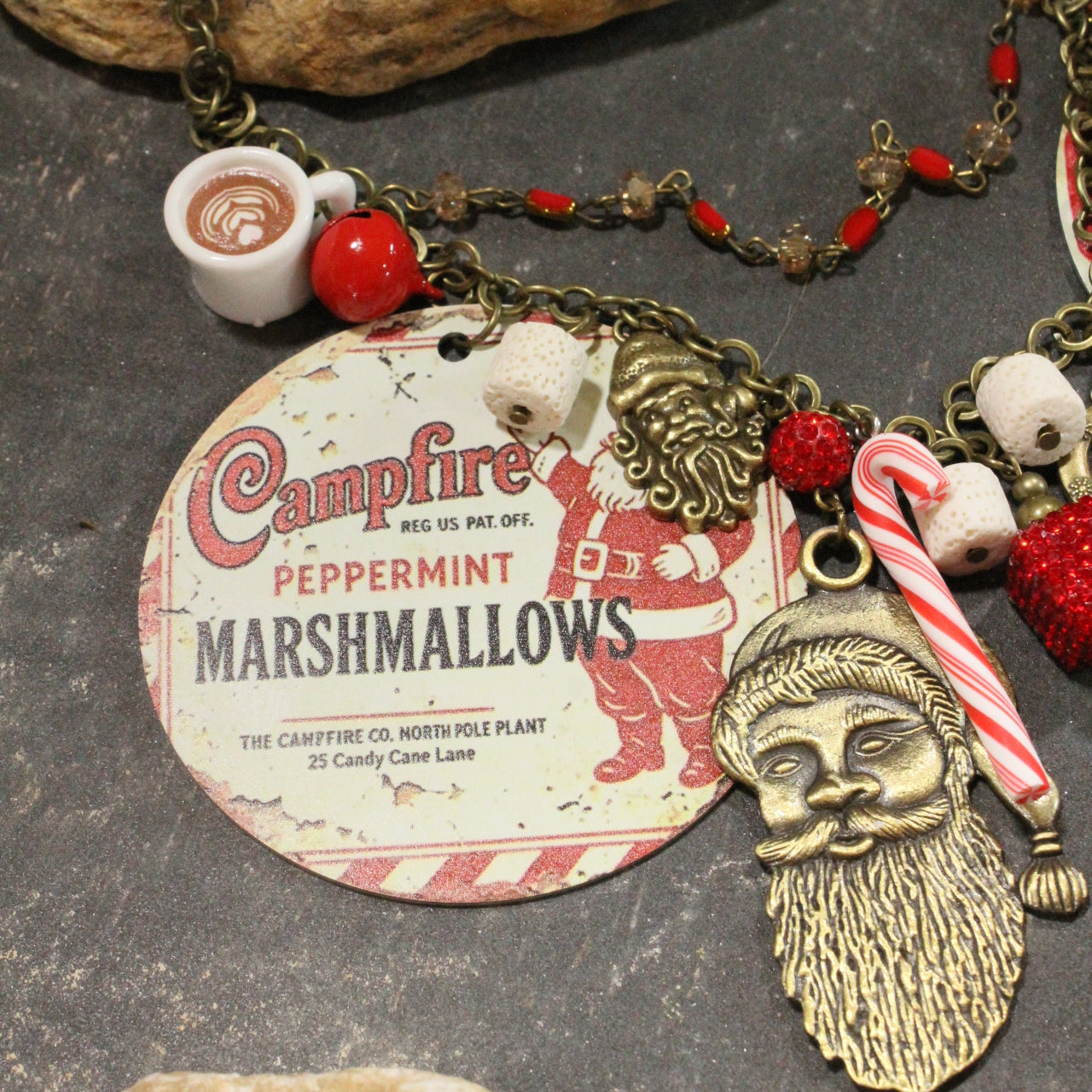 Smores With Santa Charm'd Necklace