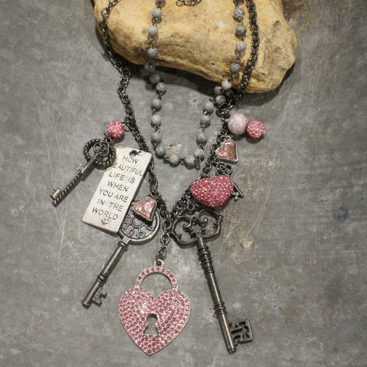Locked In Love Charm'd Necklace