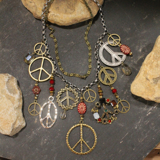 Peace & Love Charm’d Necklace
