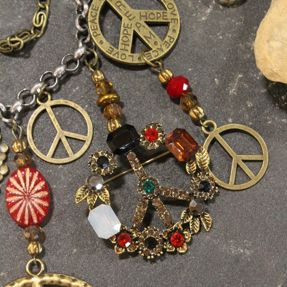 Peace & Love Charm’d Necklace
