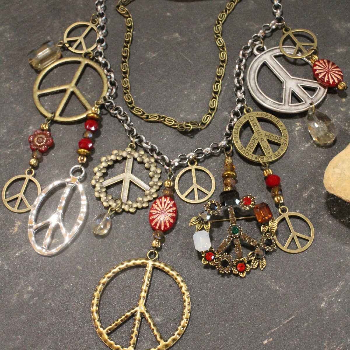 Peace & Love Charm’d Necklace