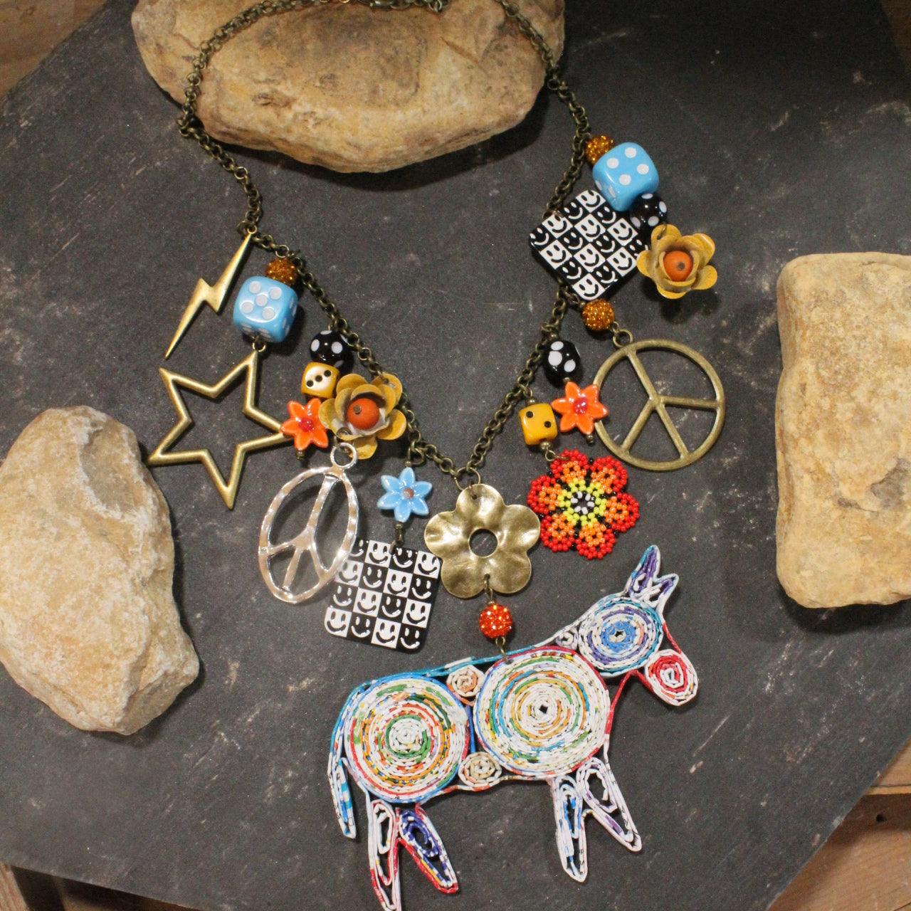 Donkey Fun Charm'd Necklace