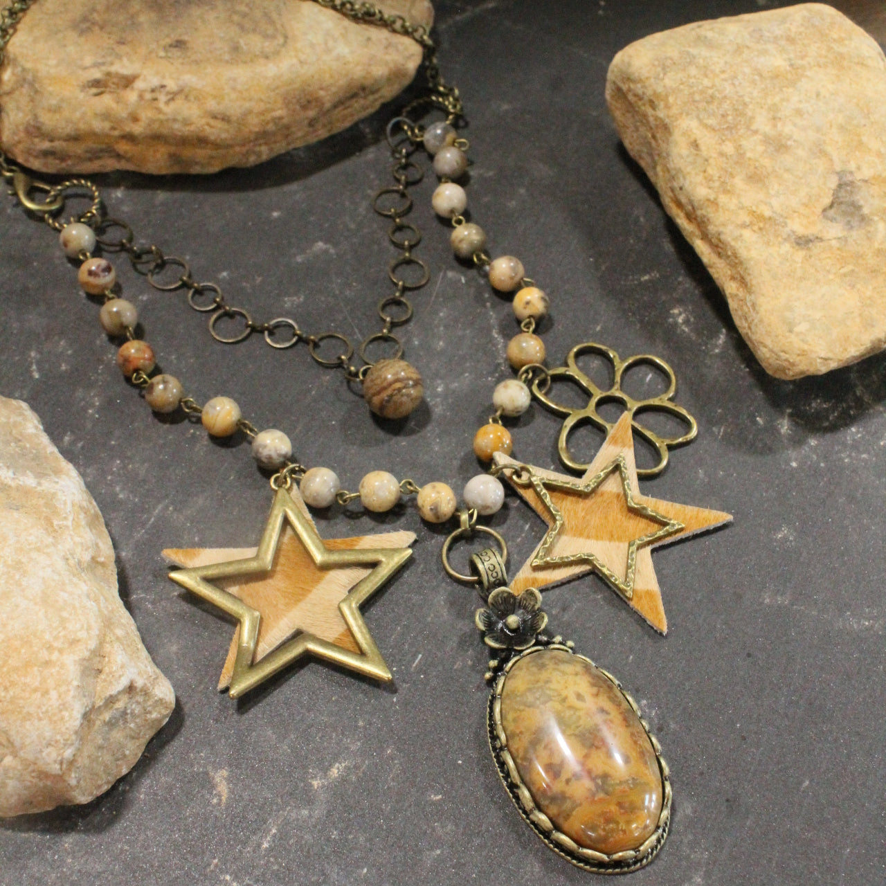 Blooming Stars Layered Necklace