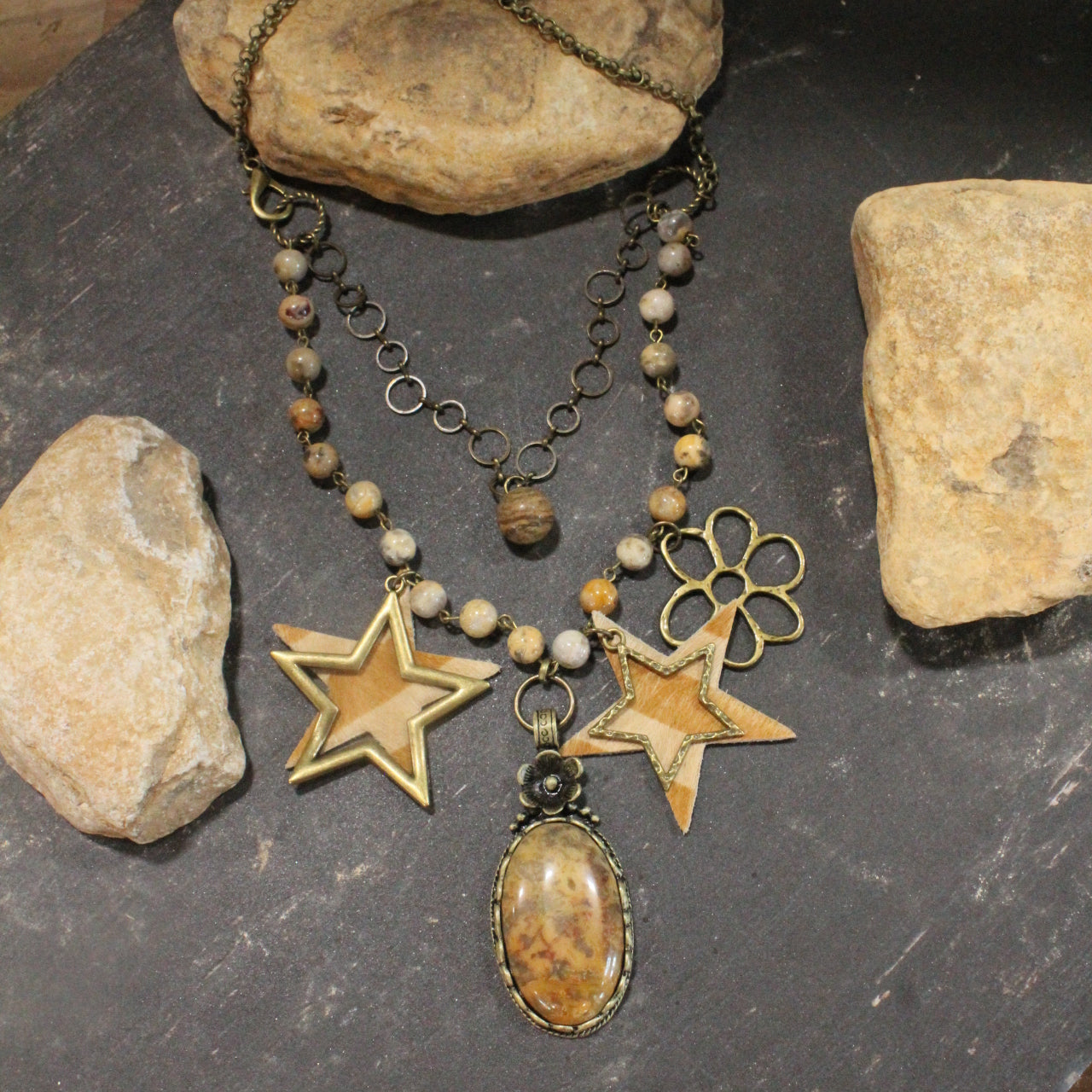 Blooming Stars Layered Necklace