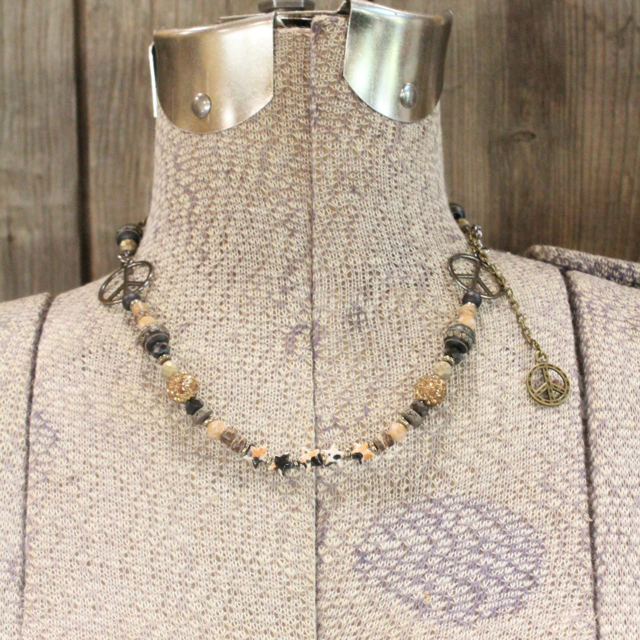 Passionate Peace Beaded Necklace