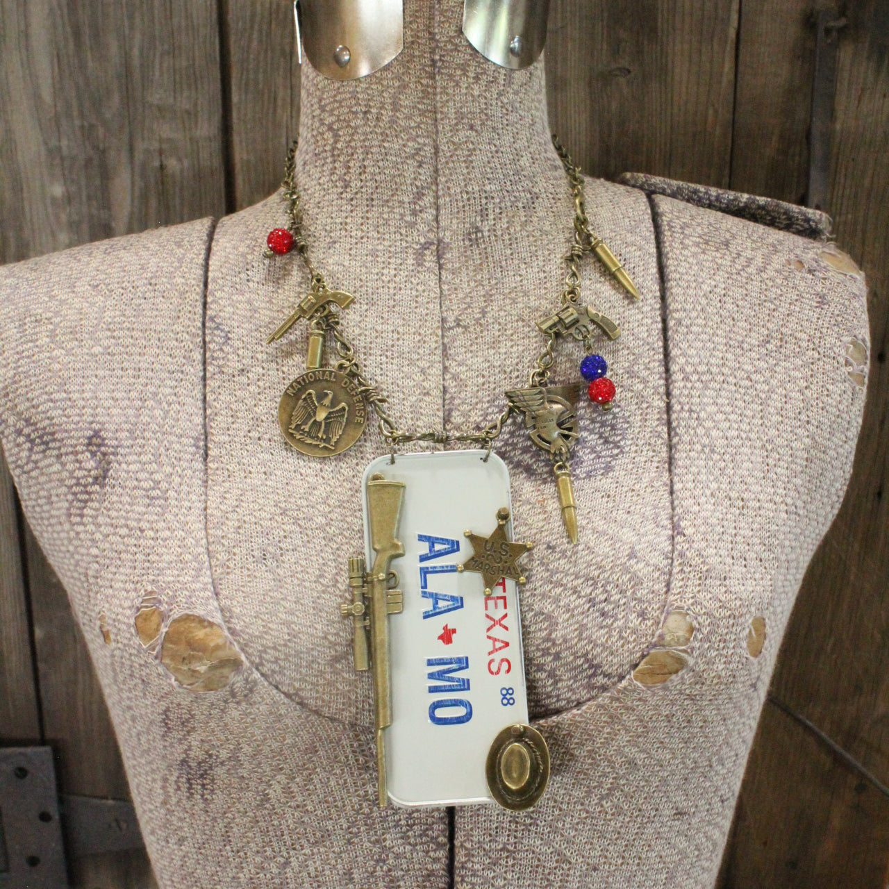Travel Back In Time To The "ALAMO" Necklace