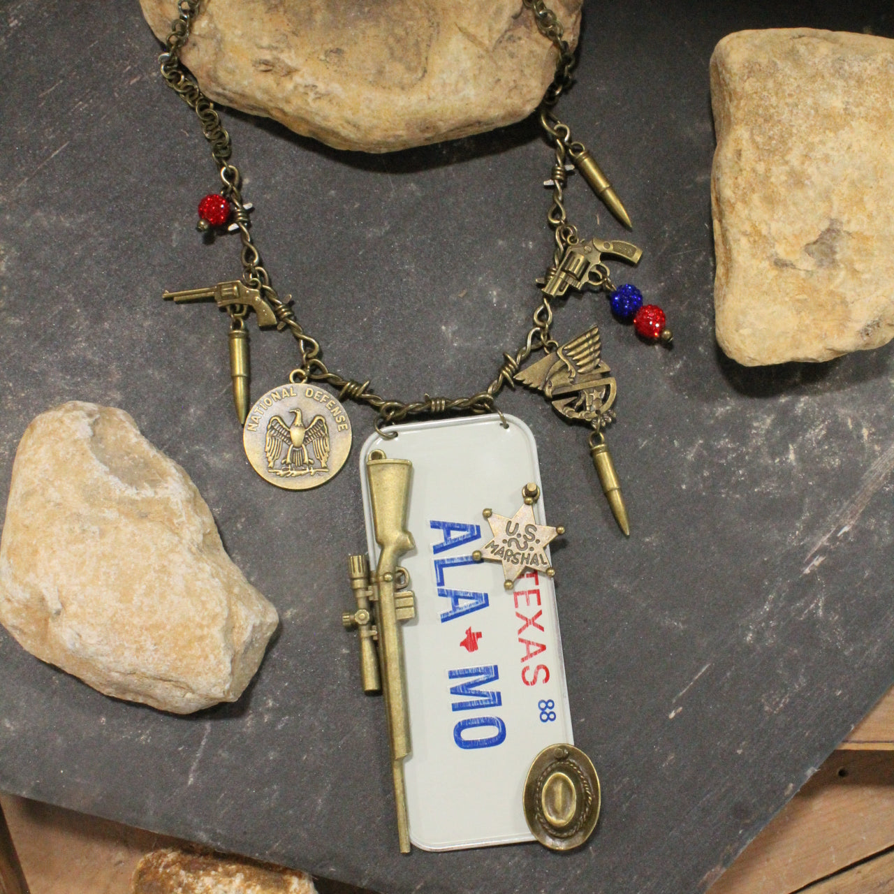 Travel Back In Time To The "ALAMO" Necklace