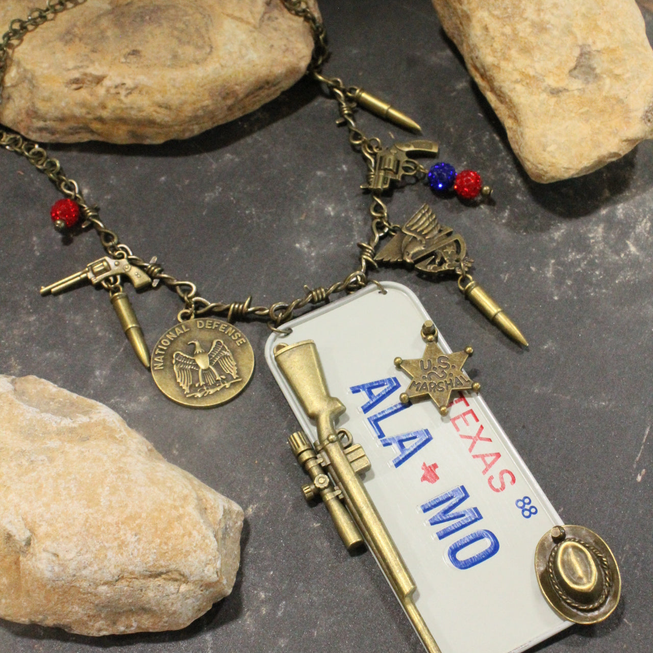 Travel Back In Time To The "ALAMO" Necklace
