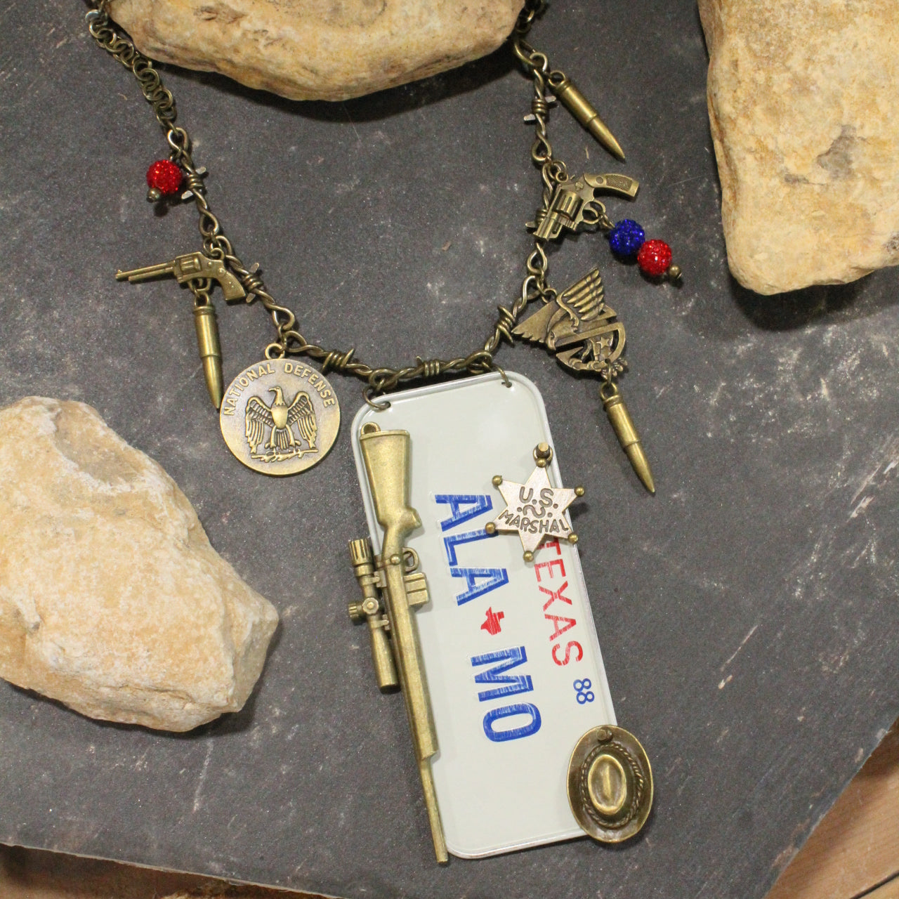 Travel Back In Time To The "ALAMO" Necklace