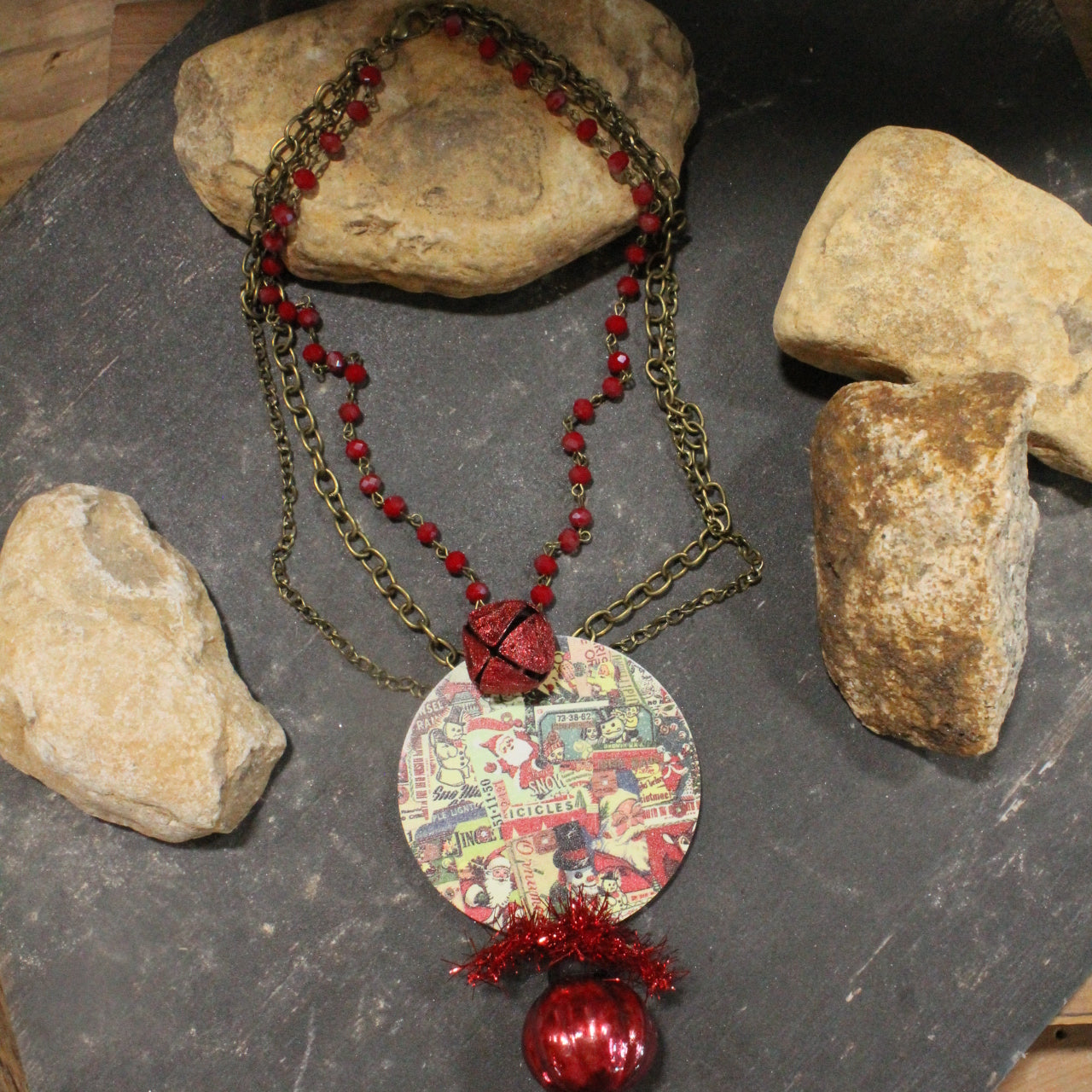 All Things Christmas Charm'd Necklace