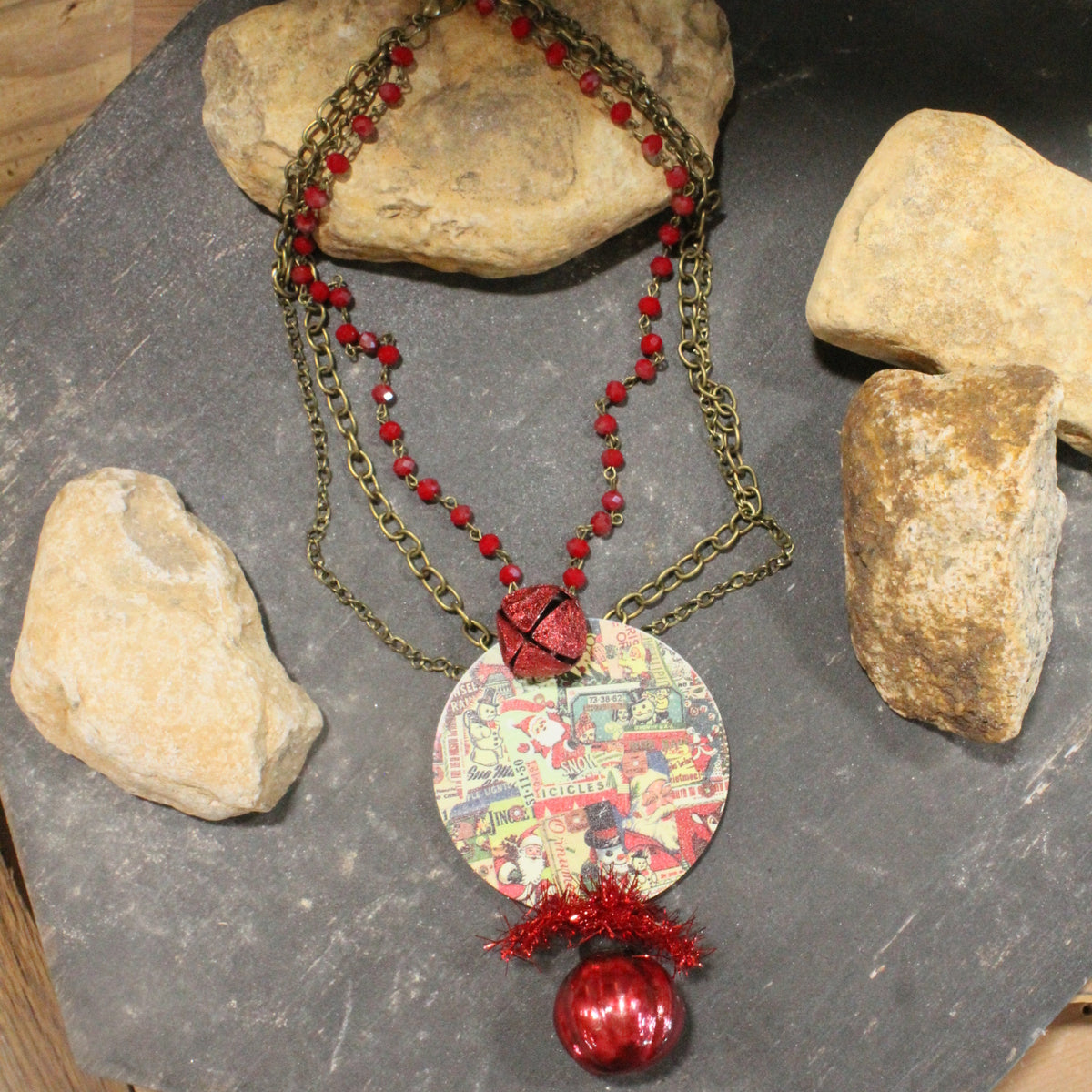 All Things Christmas Charm'd Necklace