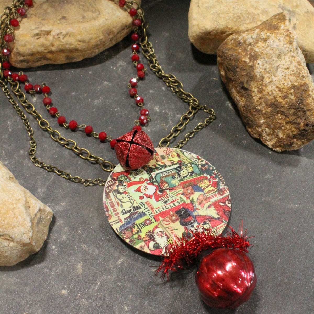 All Things Christmas Charm'd Necklace