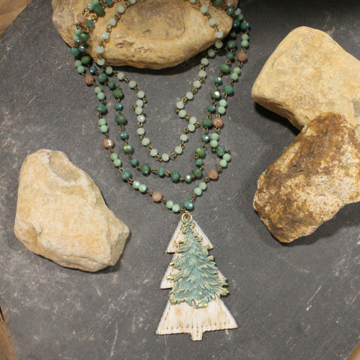 Picking A Tree Charm'd Necklace