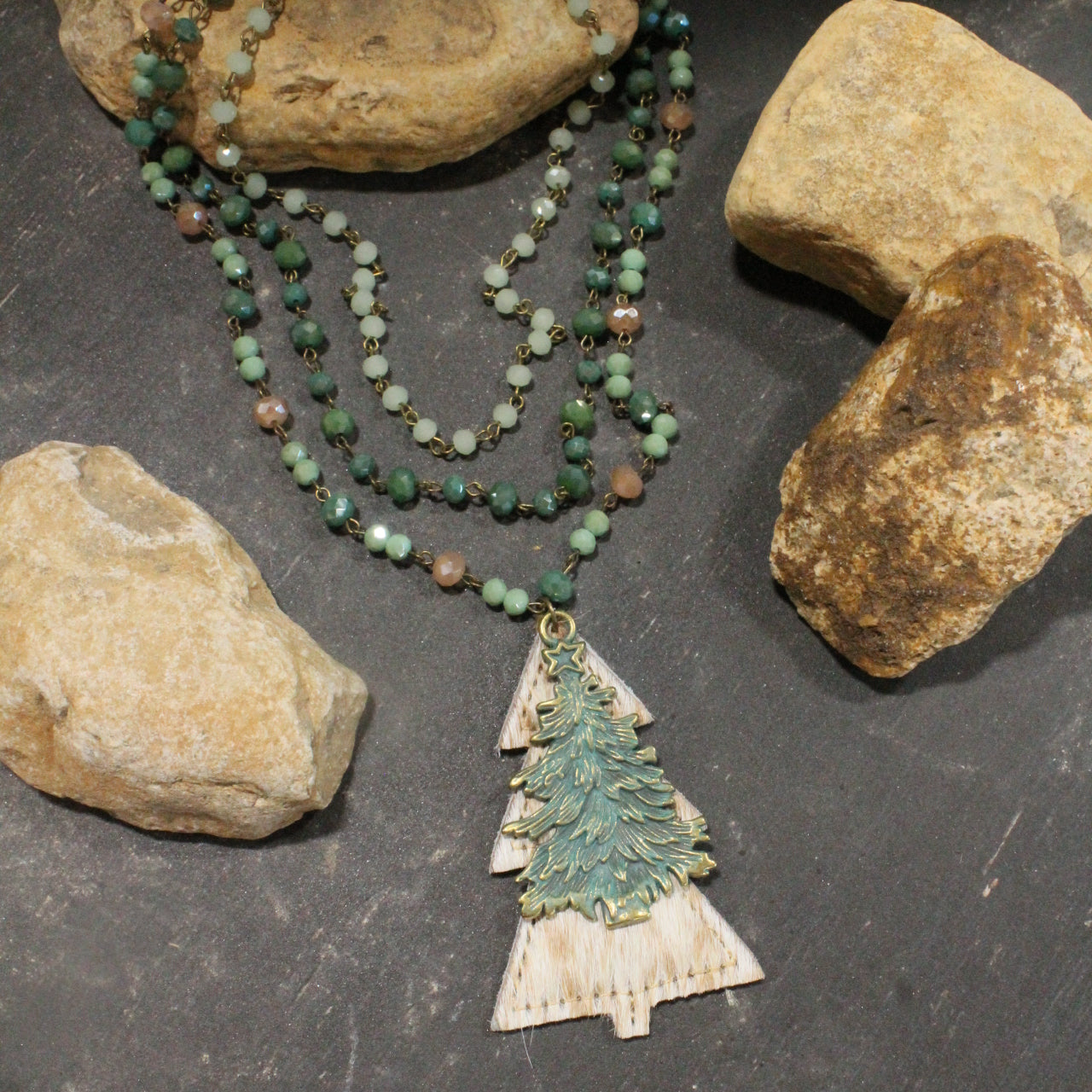 Picking A Tree Charm'd Necklace