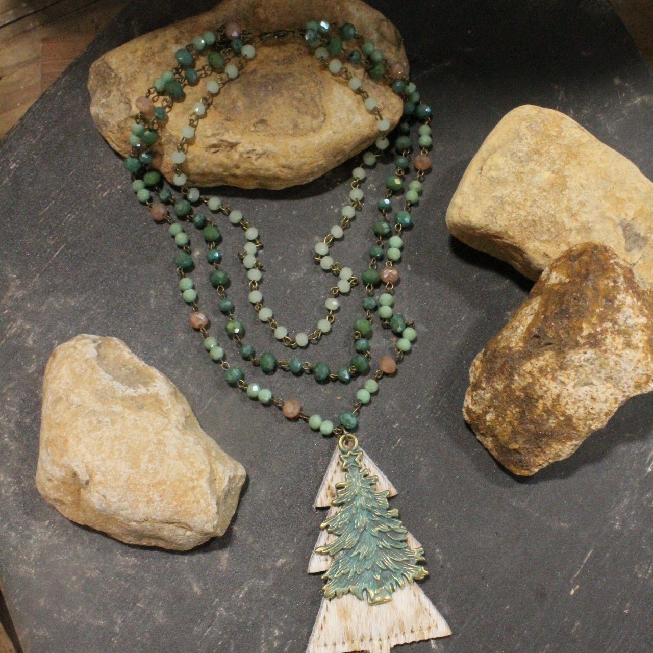 Picking A Tree Charm'd Necklace